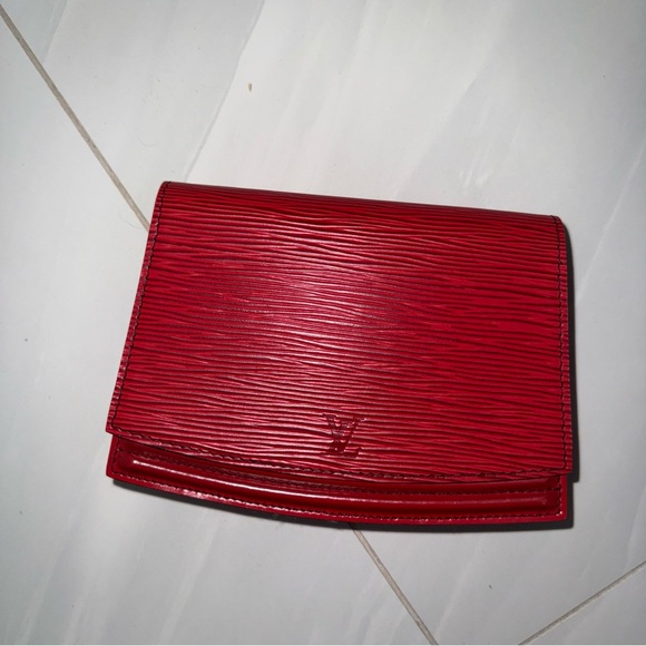 Louis Vuitton Red Clutch - Picture 1 of 3